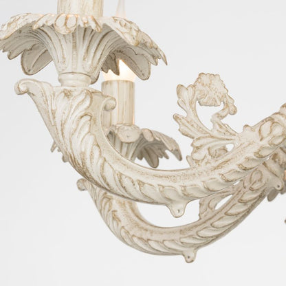 California 8 Lights Beige Chandelier