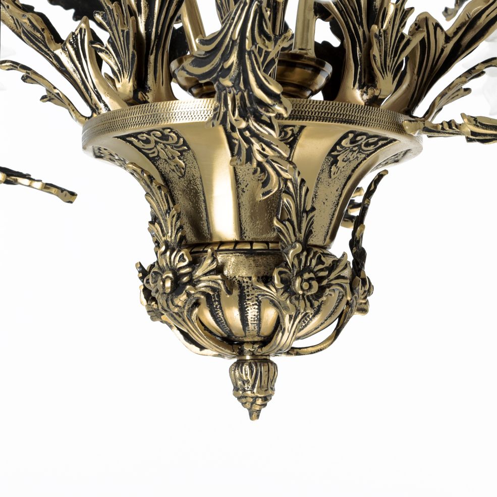 نجفة كالا البرونزية ذات 8 لمبة