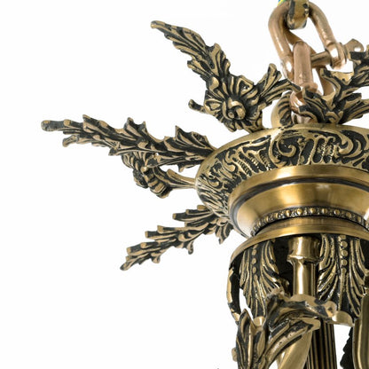 نجفة كالا البرونزية ذات 8 لمبة