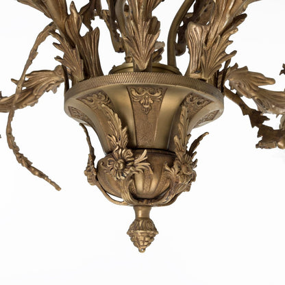 نجفة كالا، 8 لمبة، نحاس، 85×95 سم انتيك من قنديل مصر - Calla Chandelier, 8 Lights, Copper, 85×95cm, Antique|Kandil Egypt