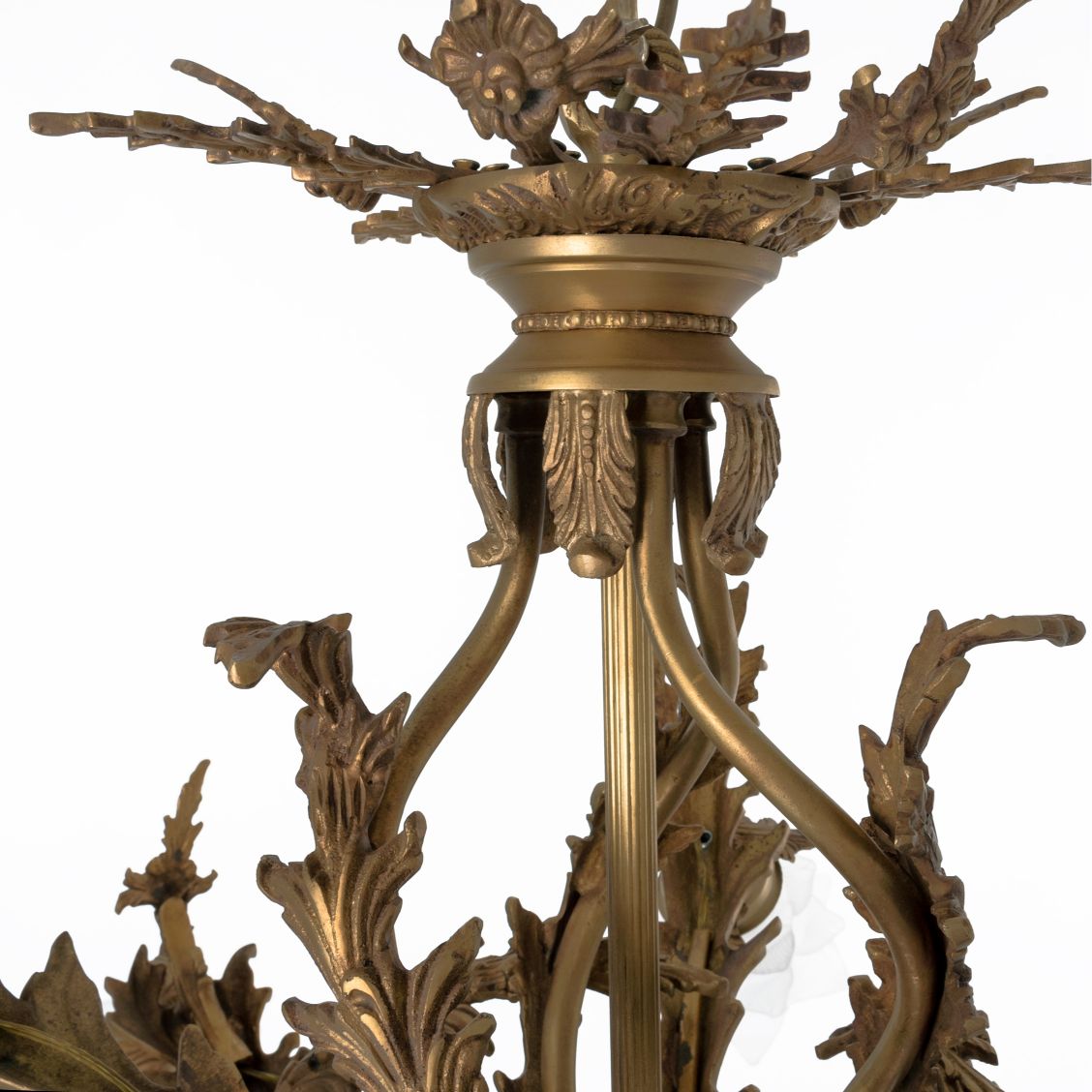 نجفة كالا، 8 لمبة، نحاس، 85×95 سم انتيك من قنديل مصر - Calla Chandelier, 8 Lights, Copper, 85×95cm, Antique|Kandil Egypt
