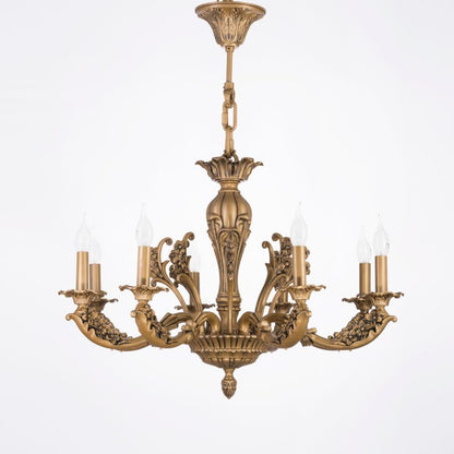نجفة كارما، 8 لمبة، نحاس، 70×75 سم انتيك من قنديل مصر - Karma Chandelier, 8 Lights, Copper, 70×75cm, Antique|Kandil Egypt