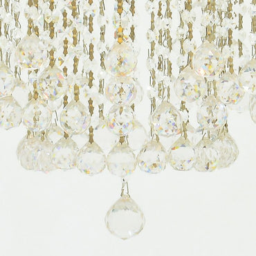 نجفة شادو، 8 مصابيح، معدنية، 60×86 سم - فضي