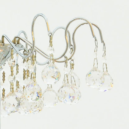 نجفة شادو، 8 مصابيح، معدنية، 60×86 سم - فضي