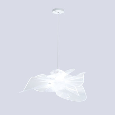 Viola 1 Light White Chandelier