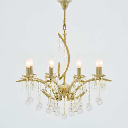 نجفة فيليه، 8 مصابيح، معدنية، 60×62 سم ​​- سوليتير جولد