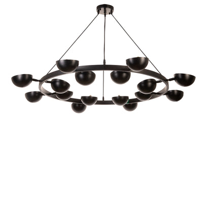 Forest 16 Lights Black Chandelier