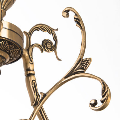 Nova Chandelier, 8 Lights, Copper, 80×80cm - Italian Bronze