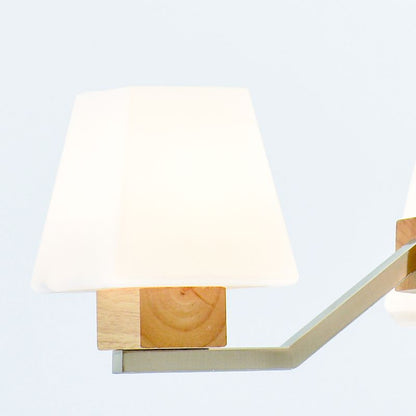 Vanda 3 Lights Wood Brown Chandelier