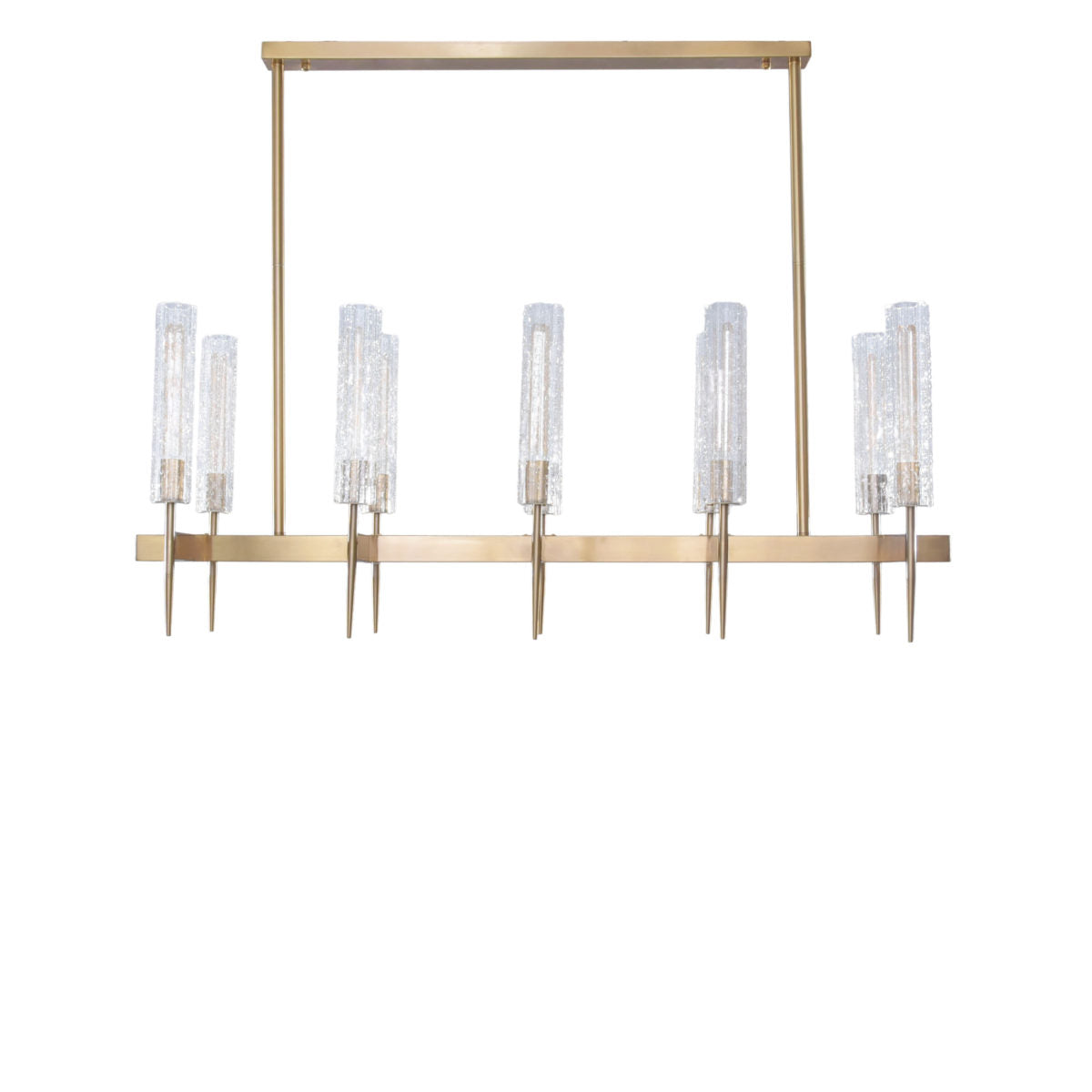 Fana 10 Lights Gold Chandelier