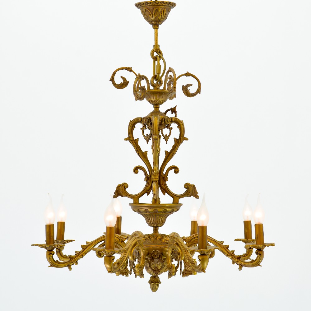 Turkey Comb Antique 8 Lights Chandelier