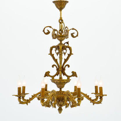 Turkey Comb Antique 8 Lights Chandelier