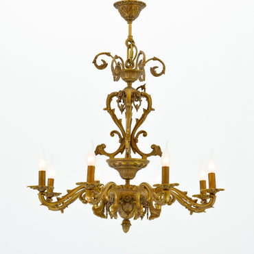 Turkey Comb Antique 8 Lights Chandelier