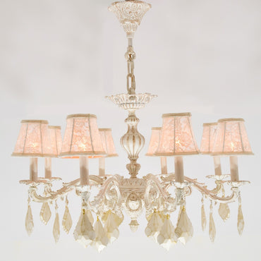 Pure 8 lamps Chandelier Whitey