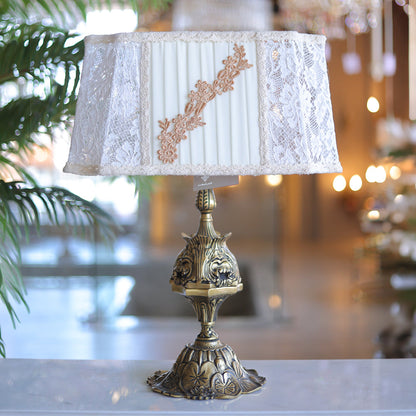 Table Lamp, 1 Lights, Brass Italian Bronze - أباجورة، 1 لمبة، نحاس برونز إيطالي