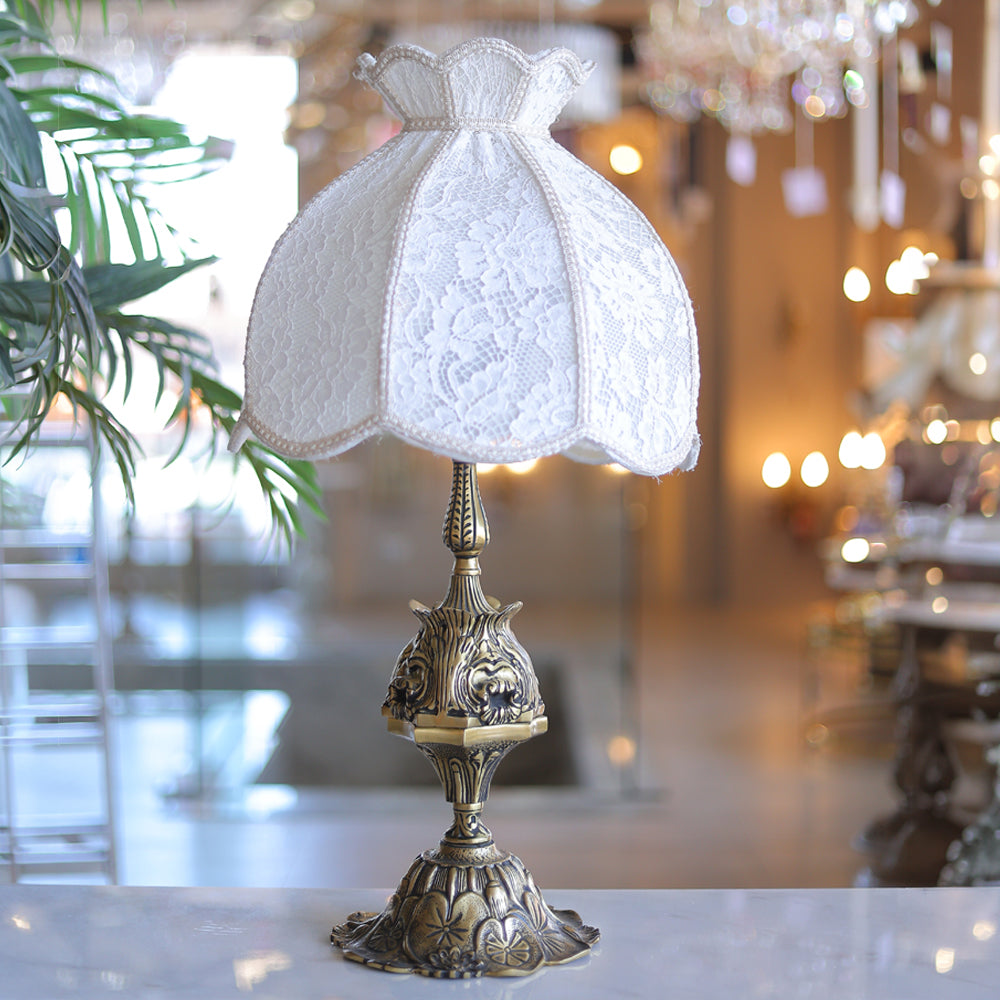 Table Lamp, 1 Lights, Brass Italian Bronze - أباجورة، 1 لمبة، نحاس برونز إيطالي