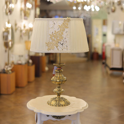 Table Lamp, 1 Lights, Brass Italian Bronze - أباجورة، 1 لمبة، نحاس برونز إيطالي