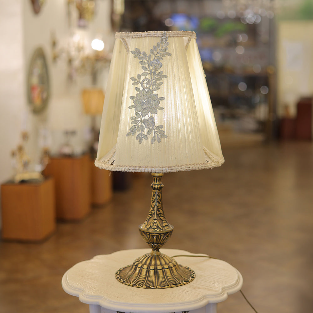 Table Lamp, 1 Lights, Brass Italian Bronze - أباجورة، 1 لمبة، نحاس برونز إيطالي