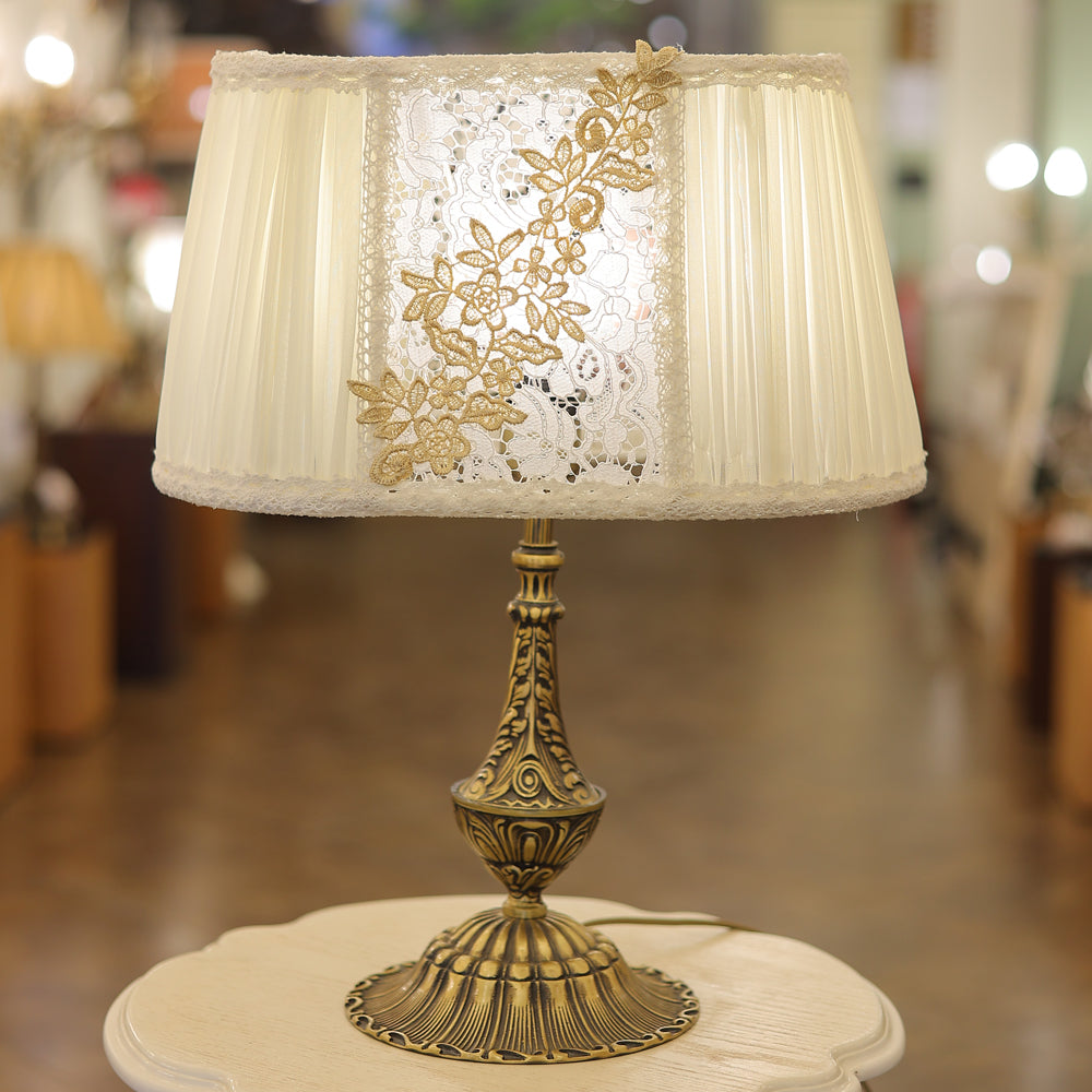 Table Lamp, 1 Lights, Brass Italian Bronze - أباجورة، 1 لمبة، نحاس برونز إيطالي