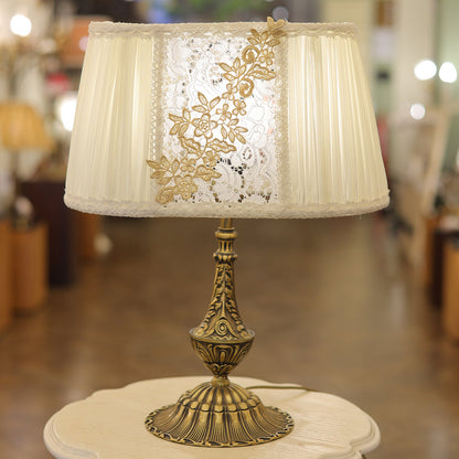Table Lamp, 1 Lights, Brass Italian Bronze - أباجورة، 1 لمبة، نحاس برونز إيطالي
