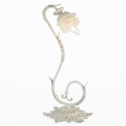 Table Lamp with 4 feathers Whitey