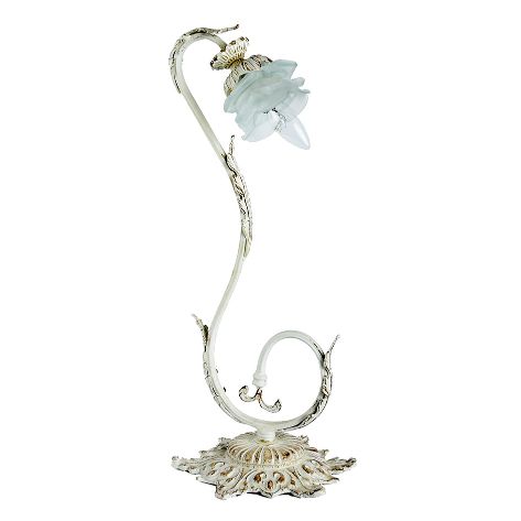 Table Lamp with 4 feathers Whitey