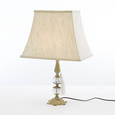 Victoria Leaves Champagne Table Lamp