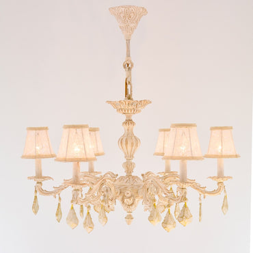 Pure 6-light Whitey Chandelier