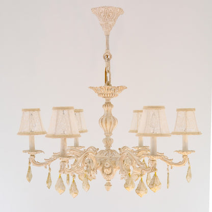 Pure 6-light Whitey Chandelier