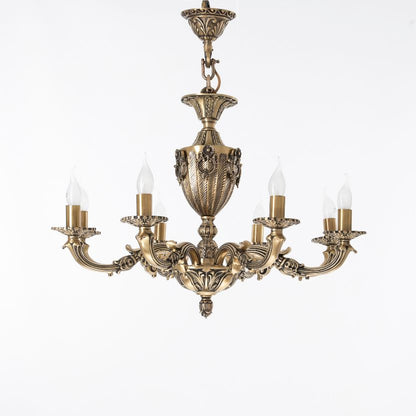 Siri 8 Lights Bronze Chandelier