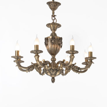 Siri 8 Lights Bronze Chandelier