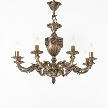 Siri 8 Lights Bronze Chandelier