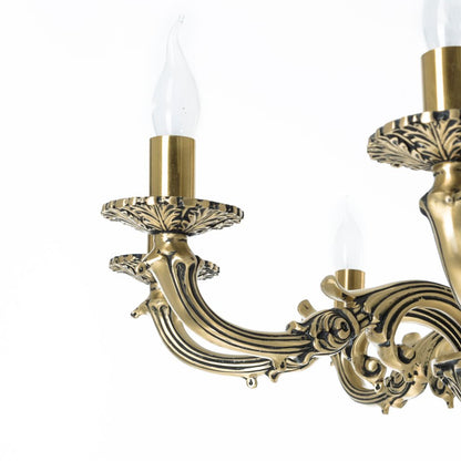 Siri 8 Lights Bronze Chandelier