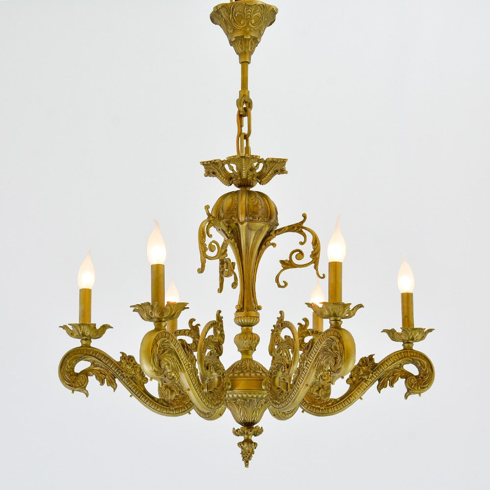 Sanderland 6 Lights Antique Chandelier