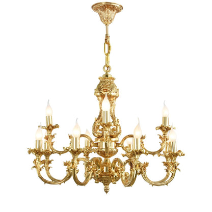 نجفة سكاي الذهبية ذات 12 لمبة