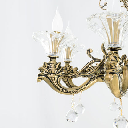 Rock 8 Lights Bronze Chandelier