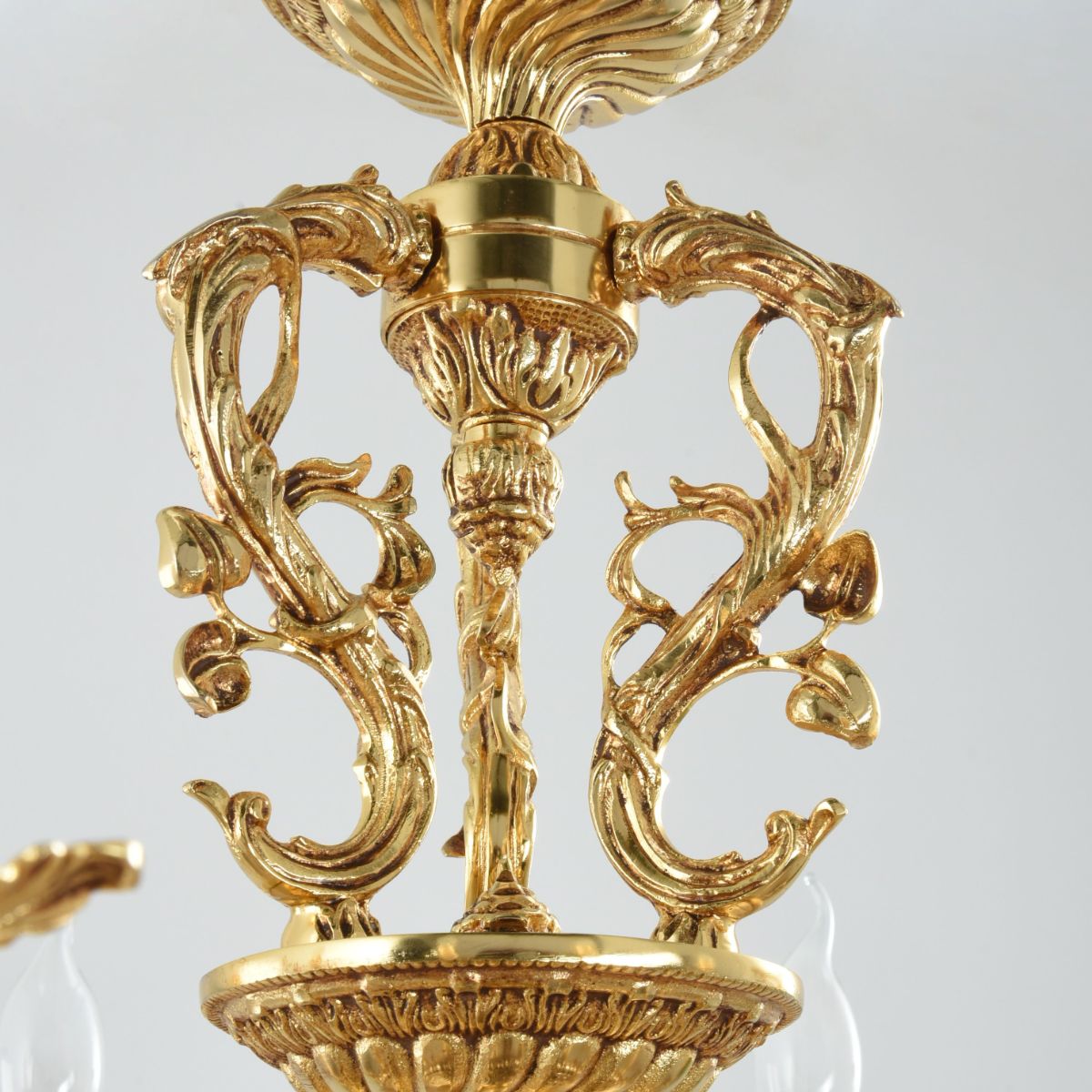 Rogina 8 Lights Gold Chandelier