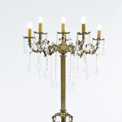 Rogina Italian Bronze 6 Lights Floor Lamp