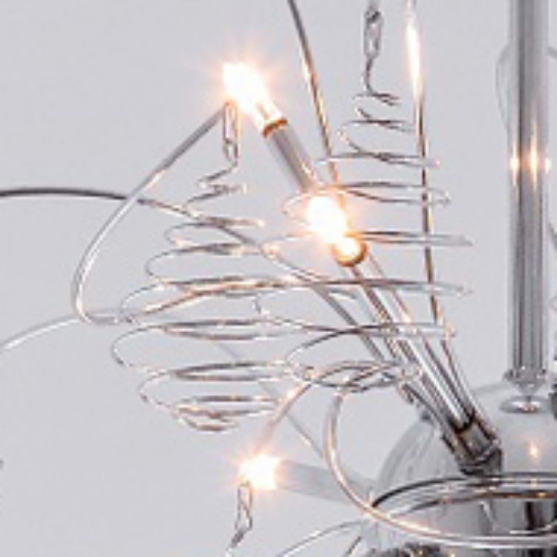 Drops Ultra-Modern 12 light Chrome Chandelier