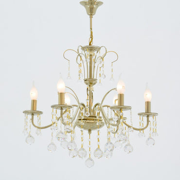 Godiva 6 Lights Brandy Chandelier