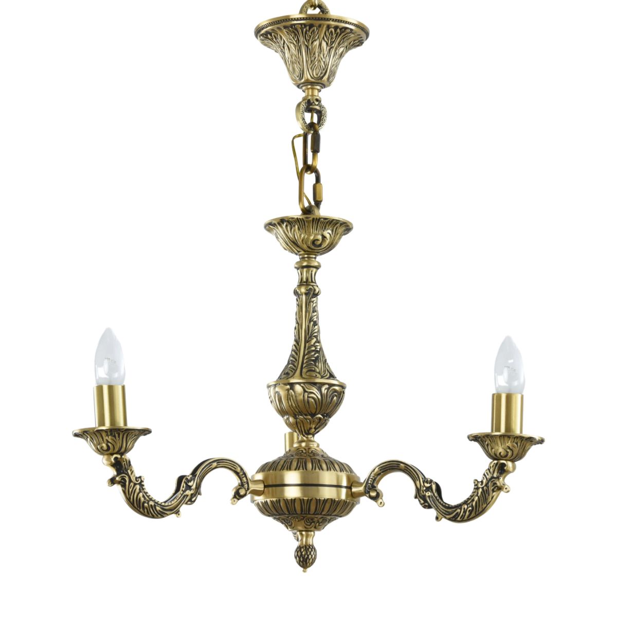 Galaxy Chandelier, 3 Lights, Copper, 45×50cm - Italian Bronze