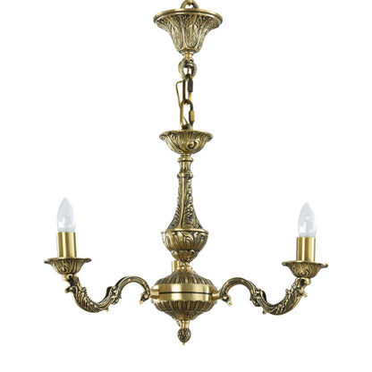 Galaxy Chandelier, 3 Lights, Copper, 45×50cm - Italian Bronze