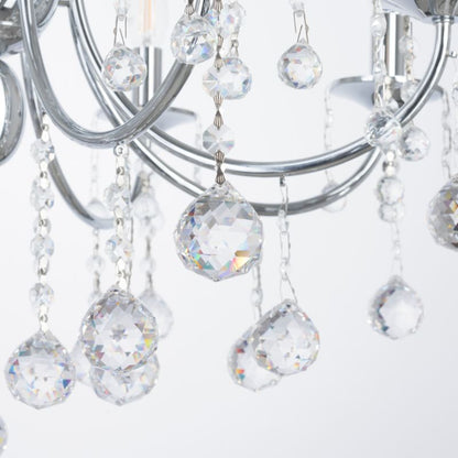 نجفة توفي كروم بثمانية لمبة