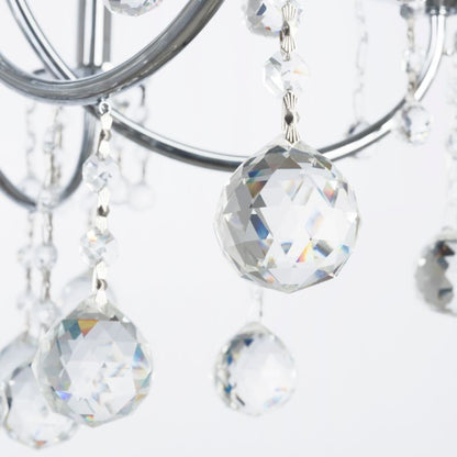 Evo Chandelier, 6 Lights - Chrome