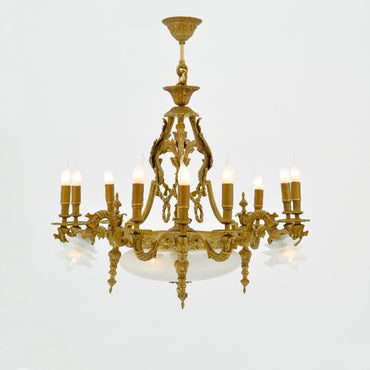 Tree 12 Lights Antique Chandelier