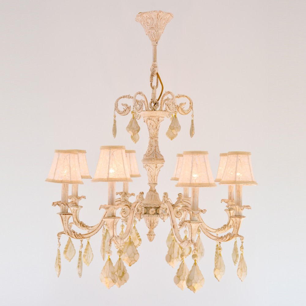 Tree Crown 8 Lights Whitey Chandelier