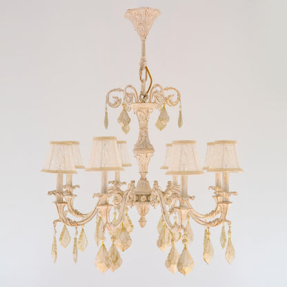 Tree Crown 8 Lights Whitey Chandelier