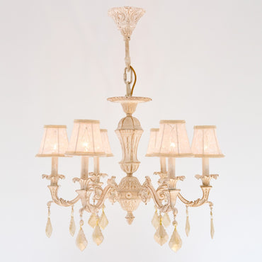 Snow 6 Lights Whitey Chandelier