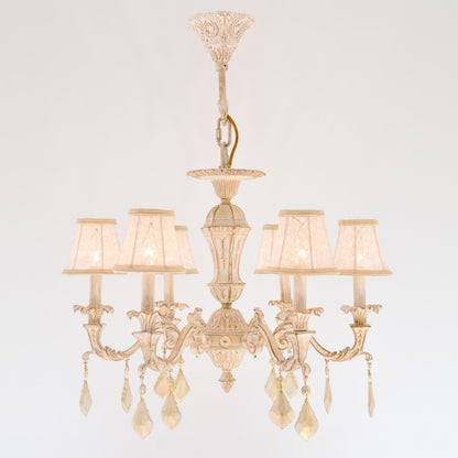 Snow 6 Lights Whitey Chandelier