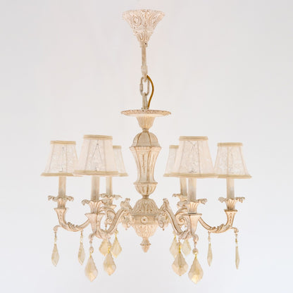 Snow 6 Lights Whitey Chandelier